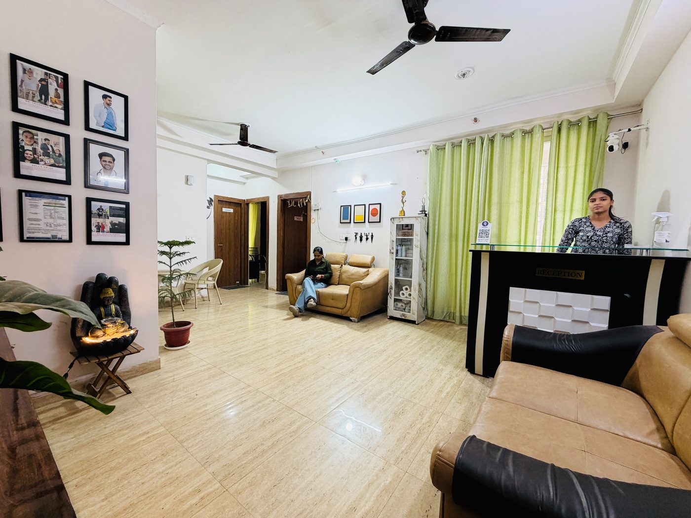 Reception and waiting area