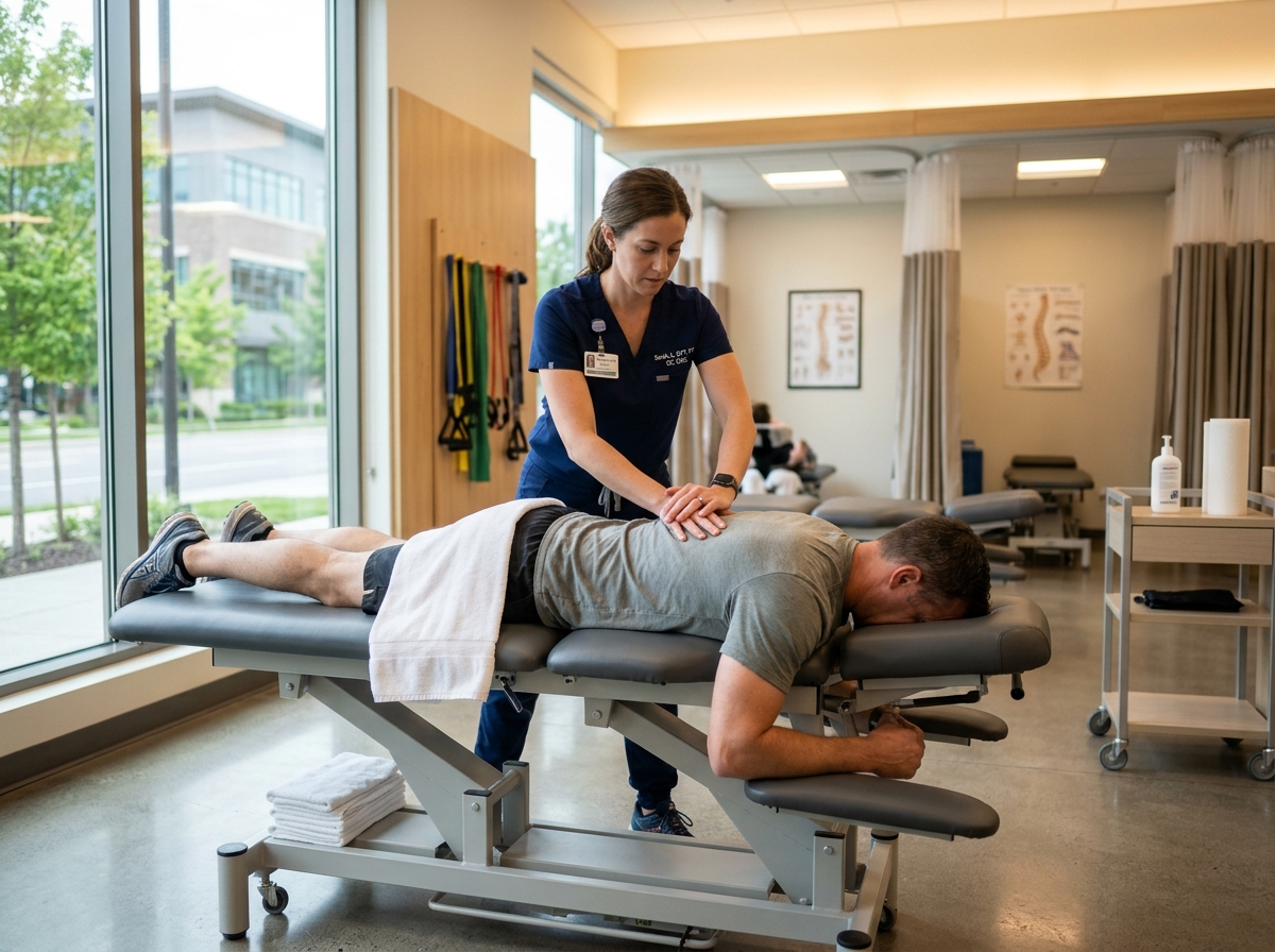 Targeted hands-on physical therapy and joint mobilization